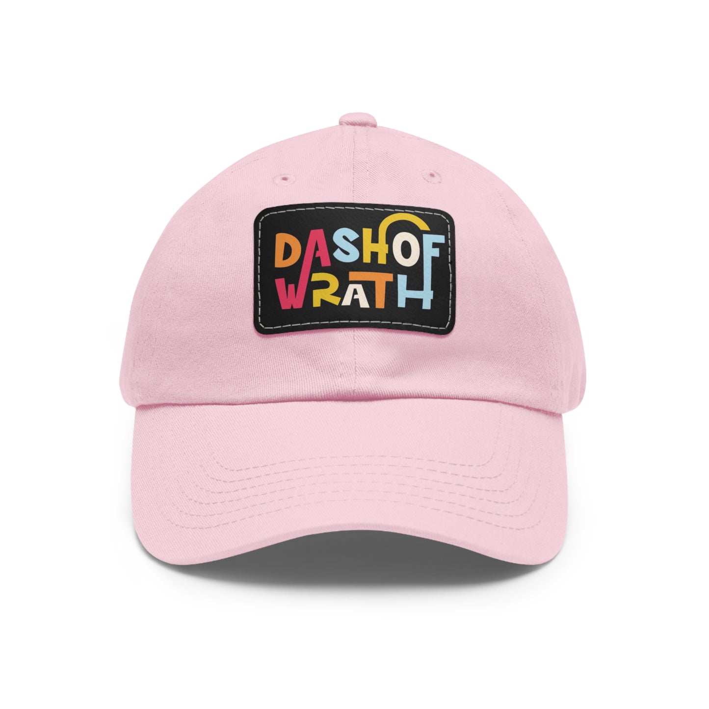 Dad Hat with Leather Patch (Rectangle)