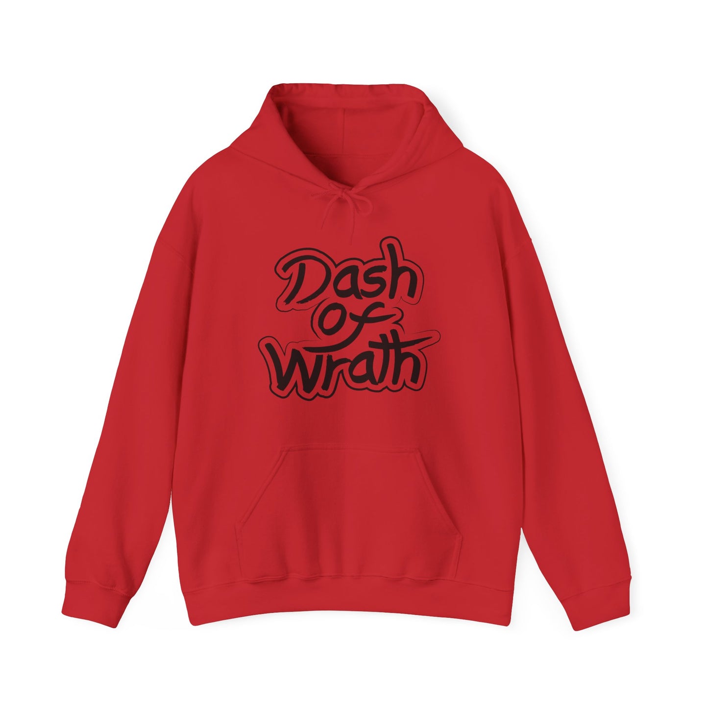 Hoodie Sweatshirt - 'Dash of Wrath' Design