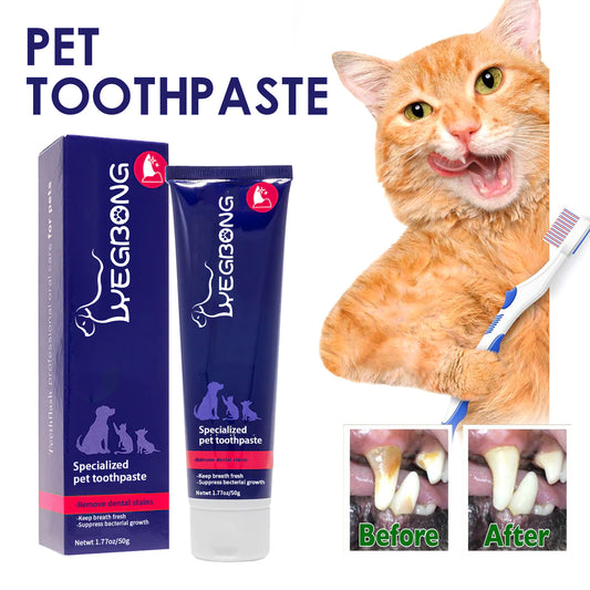 Pet Oral Cleaning Cream Cat And Dog Cleaning Oral Odor